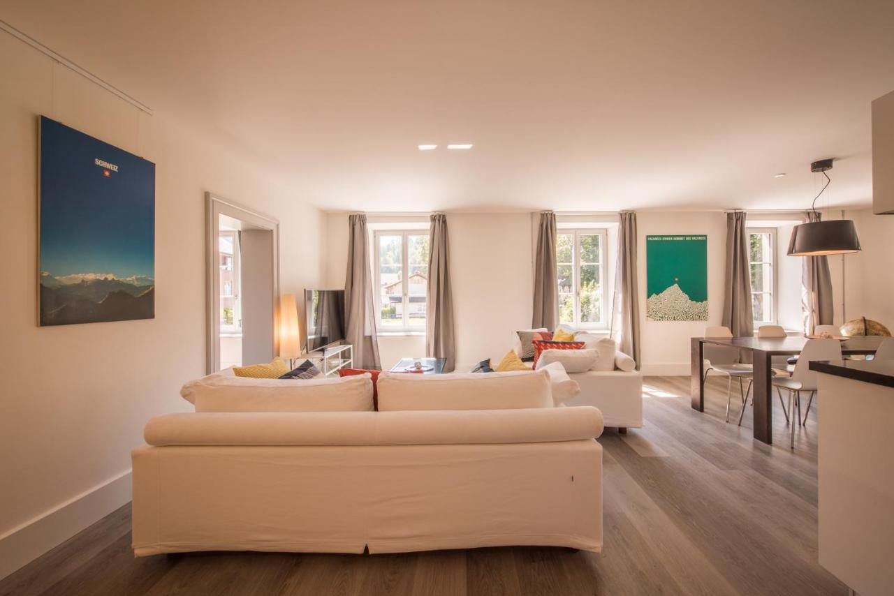 Dependance First Apartment Interlaken Bagian luar foto