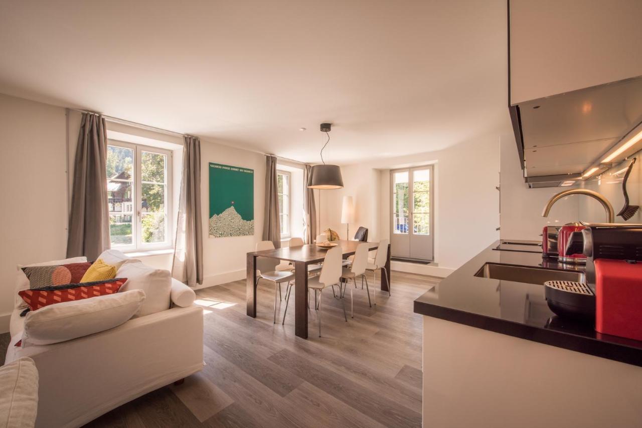 Dependance First Apartment Interlaken Bagian luar foto